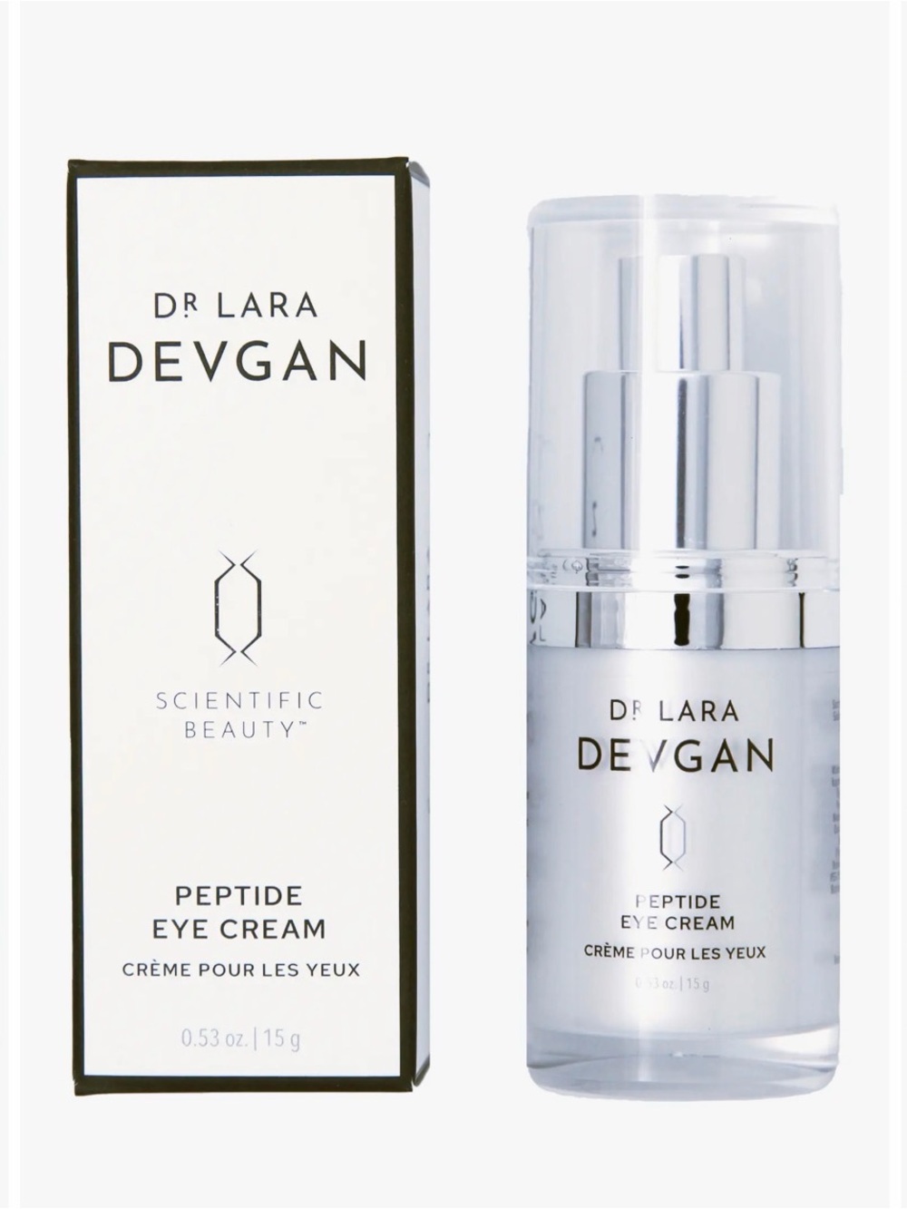 Dr. Lara Devgan Peptide Eye Cream NEW 0.53oz Scientific Beauty New York